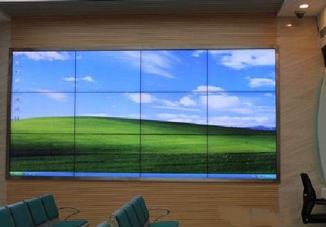 涪陵区液晶拼接屏的另类用法。